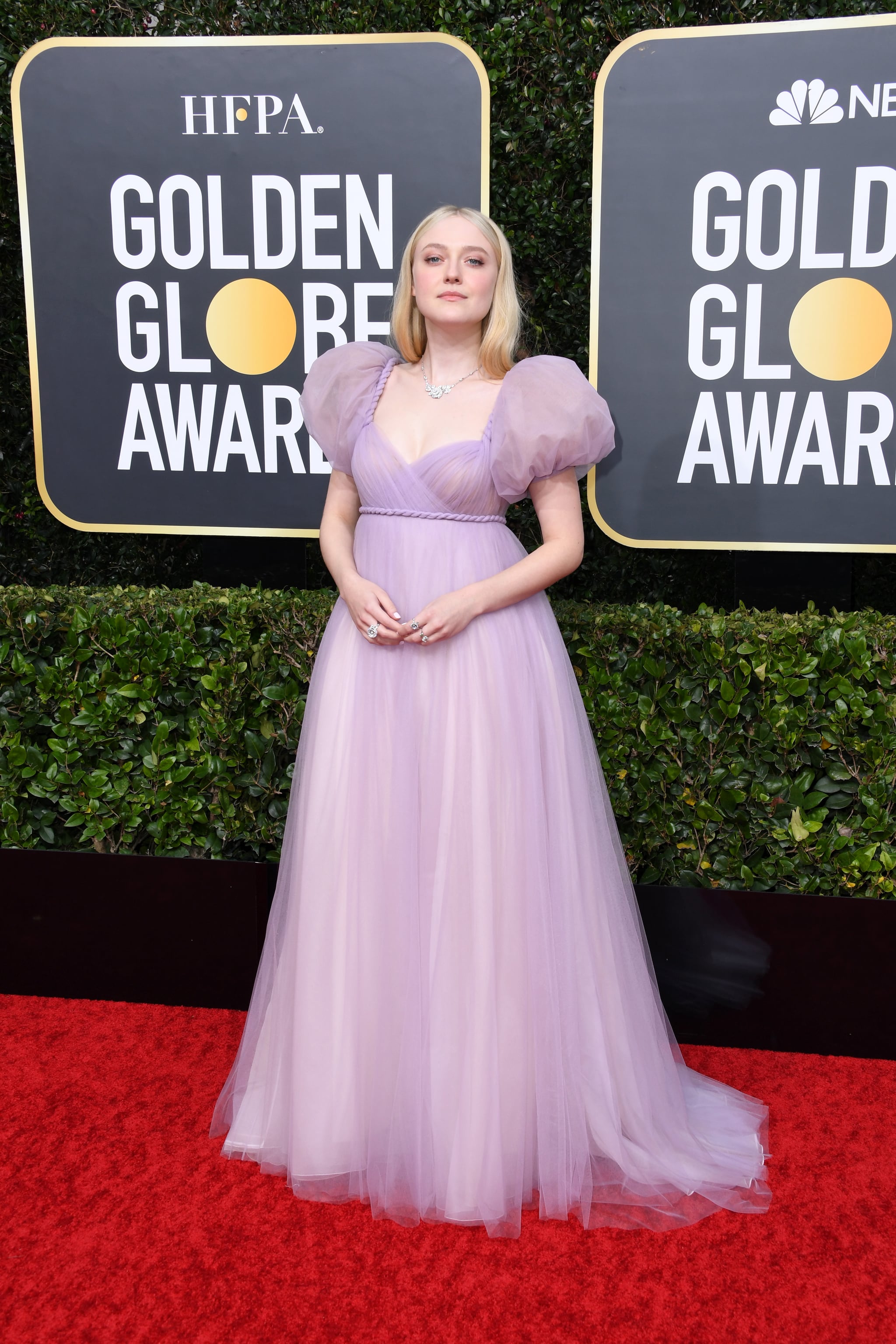 Dakota Fanning At The 2020 Golden Globes The Red Carpet Looks At The 2020 Golden Globes Are Everything We Want And More Popsugar Fashion Photo 56