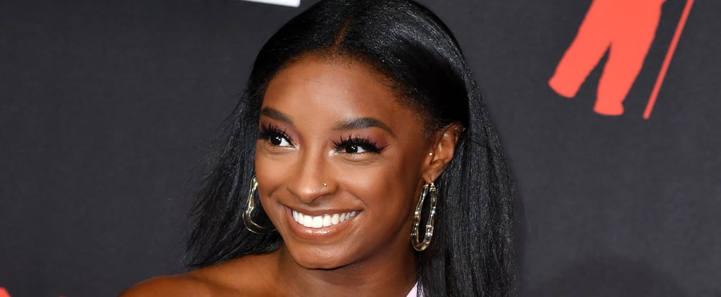 Simone Biles's Pink and Orange Halter Bikini on Instagram