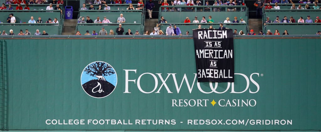 Racism Banner Displayed at Fenway Park