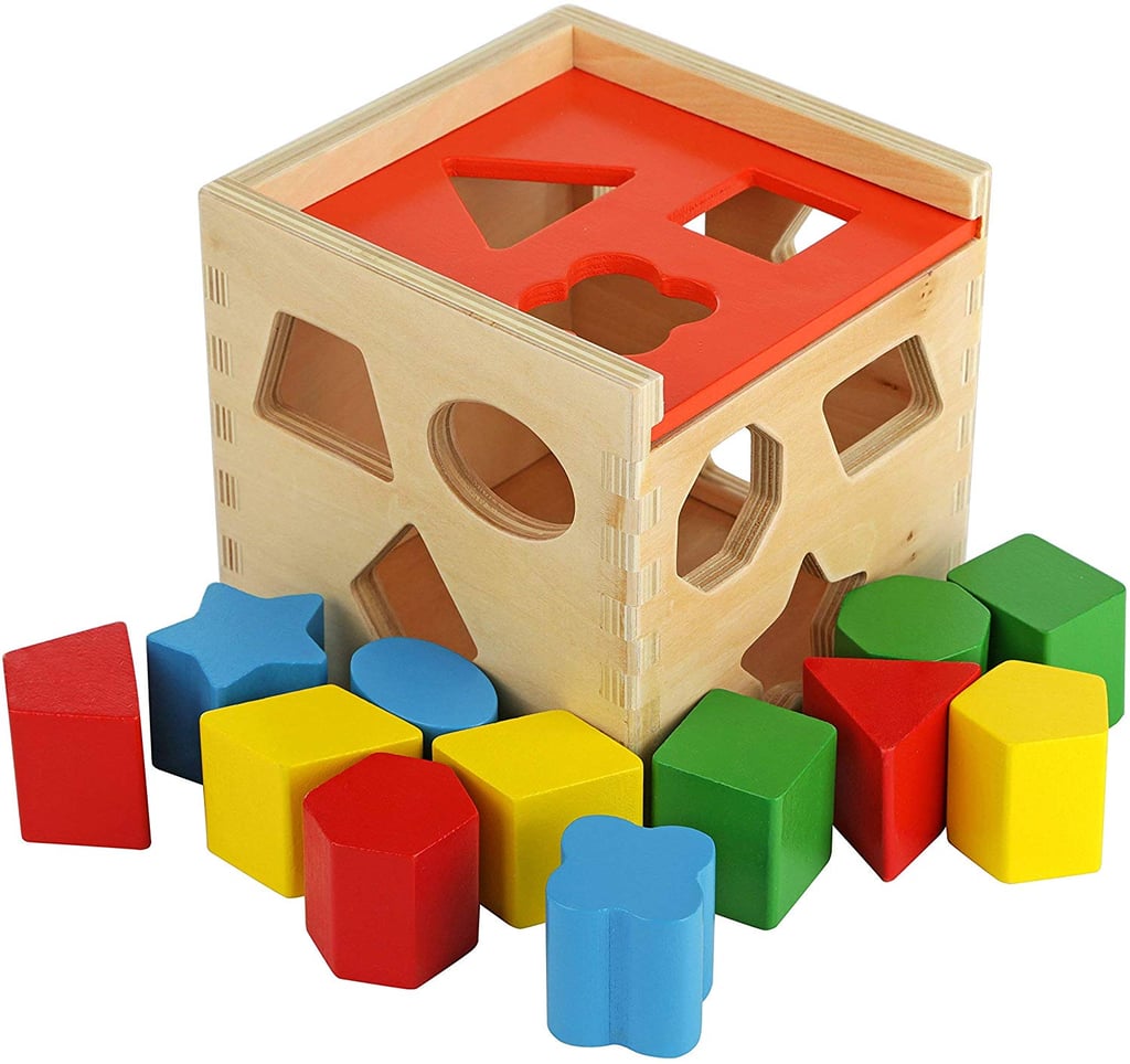 Toy Chest NYC Colorful Shape Sorting Puzzle Cube