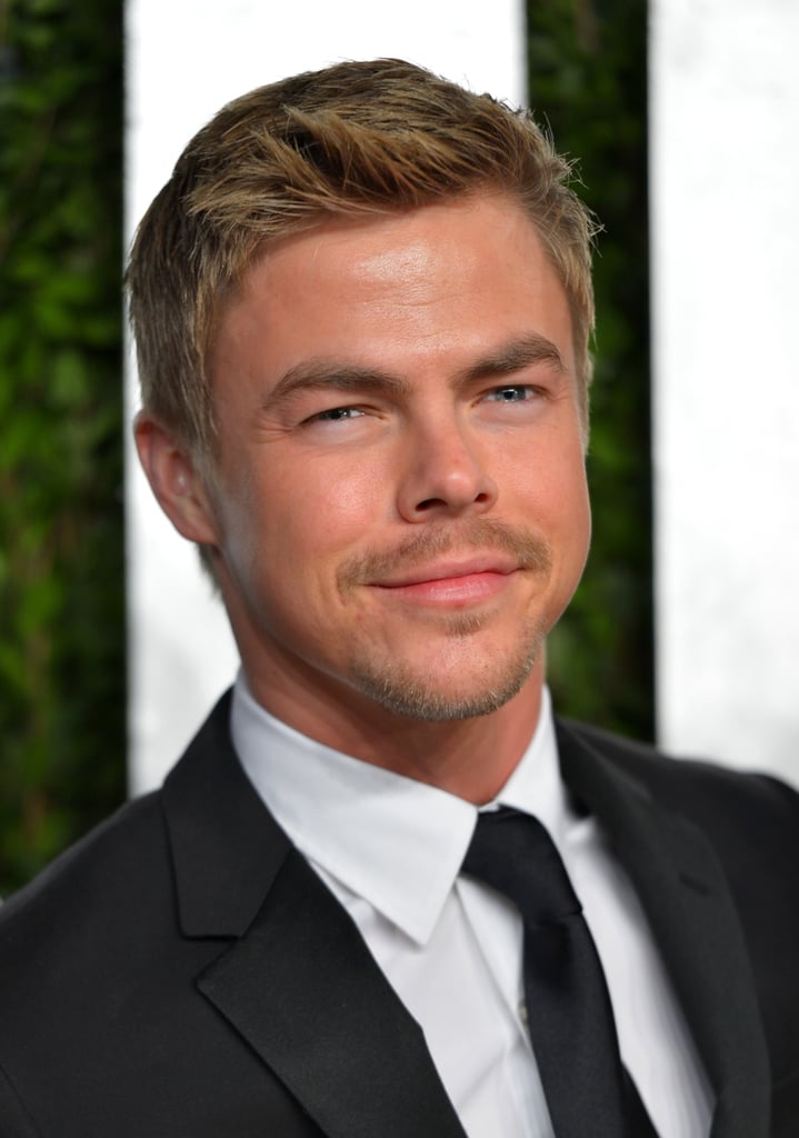 Derek Hough arrived at the Vanity Fair Oscar party on Sunday night.
Derek Hough arrived at the Vanity Fair Oscar party on Sunday night.