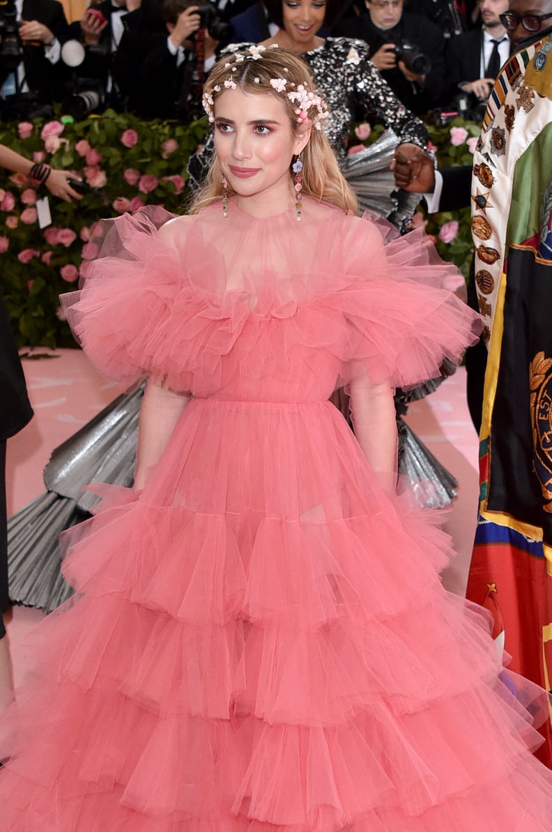 Emma Roberts Taking Influence From Chanel at the Met Gala