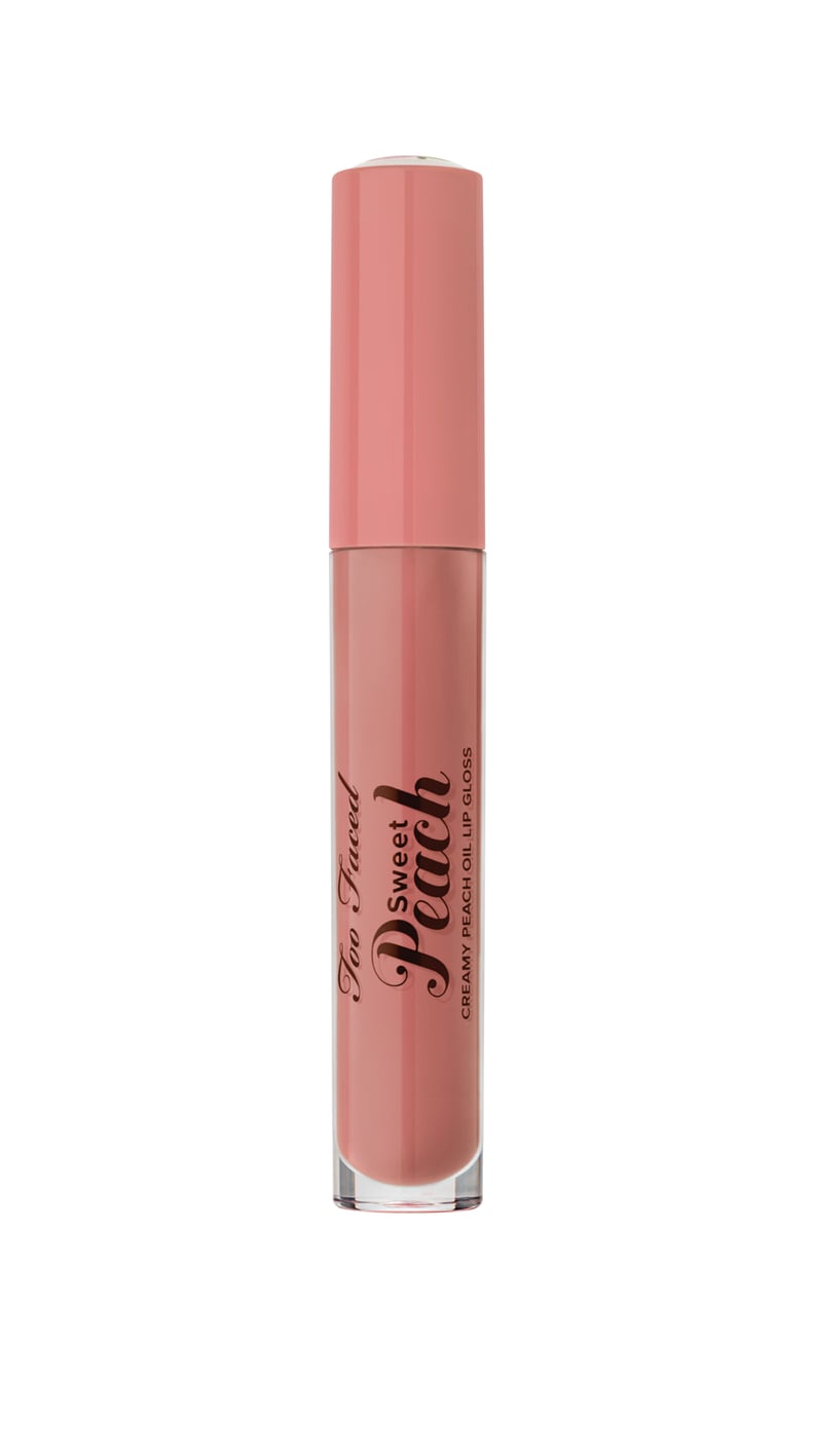 Too Faced Sweet Peach Creamy Lip Oil in Papa Don't Peach