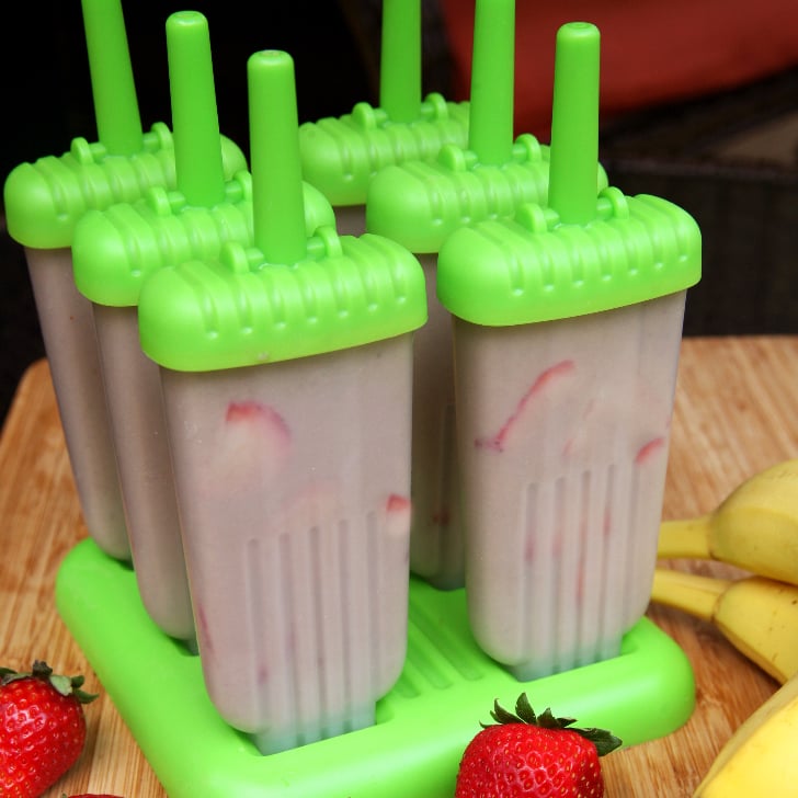 Strawberry-Banana Recovery Popsicles