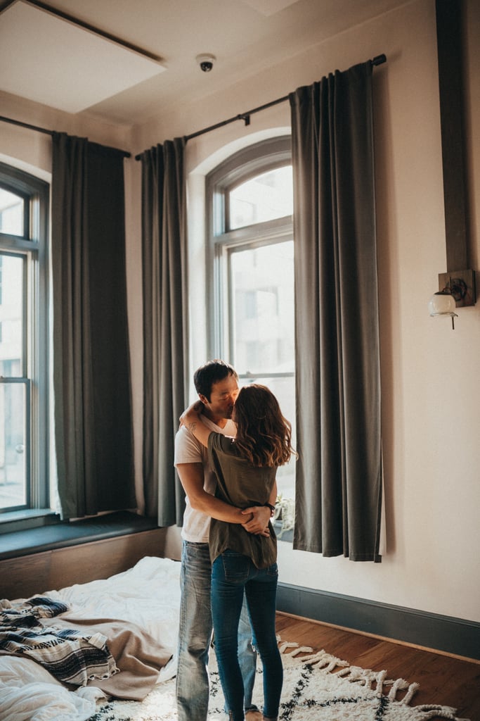 Romantic Loft Engagement Shoot Popsugar Love And Sex 7427