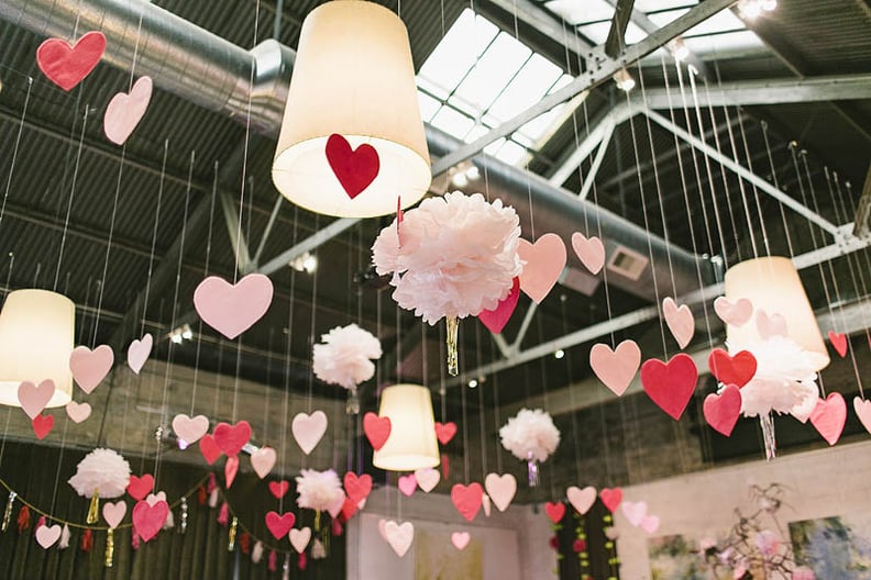 Heart-Filled Ceiling Decor