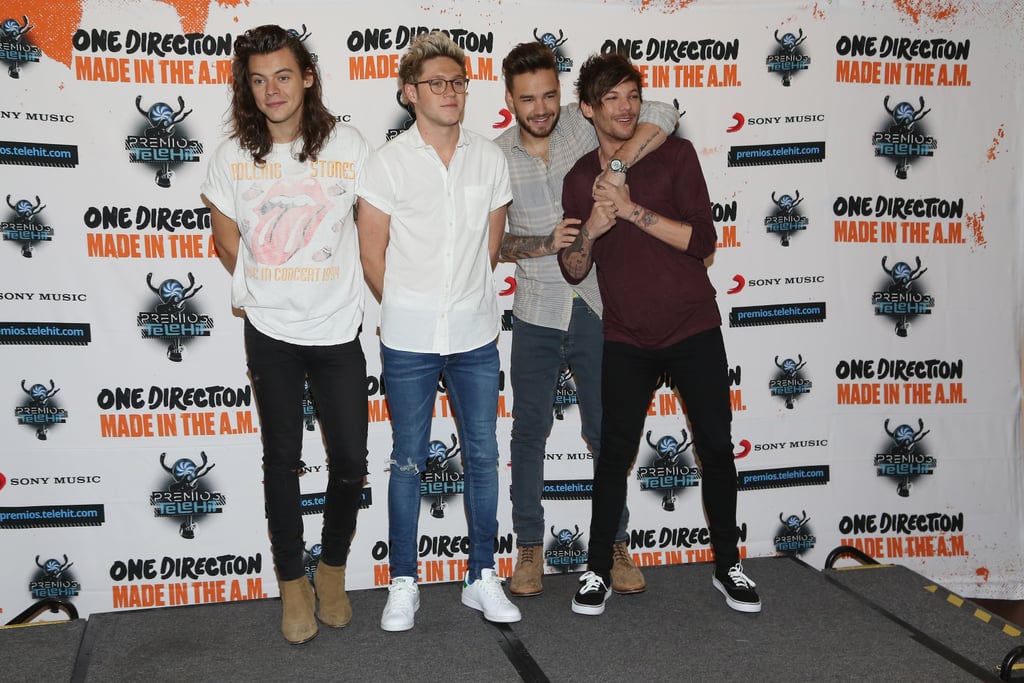 One Direction at a Mexico City Press Conference in 2015