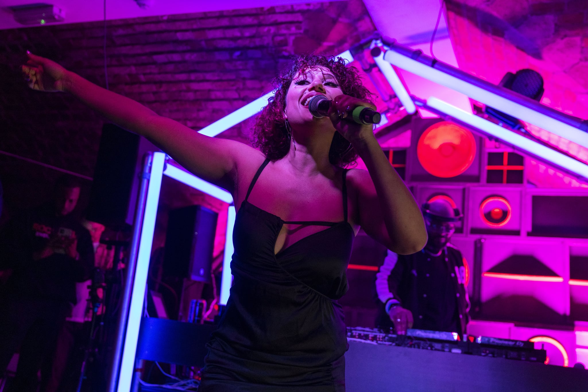EDITORIAL USE ONLYRaye performs at The Rockstar Energy Press Play Pre-Party at Lock 91 in Manchester. Picture date: Thursday February 23, 2023. PA Photo. Photo credit should read: James Speakman/PA Wire 