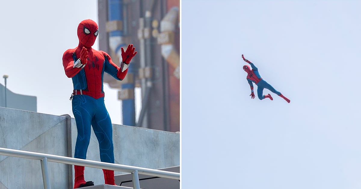 Flying Animatronic Spider-Man at Avengers Campus | Videos | POPSUGAR Family