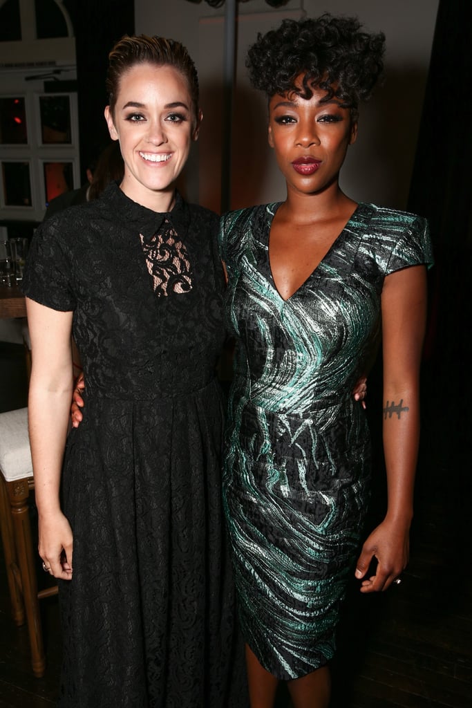 Samira Wiley and Lauren Morelli at Handmaid's Tale Premiere