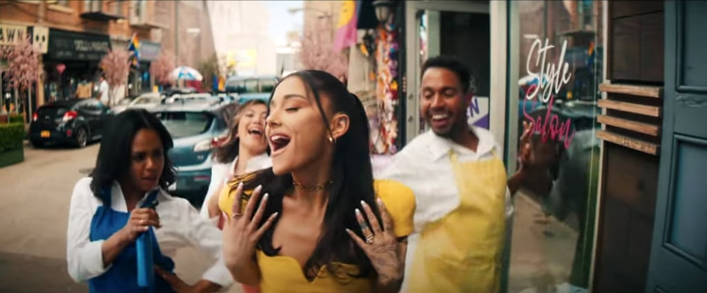 Ariana Grande's Yellow Versace Outfit With James Corden