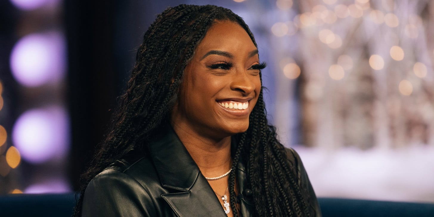 Simone Biles's Spring Nails Combine 3 Trends in One Look