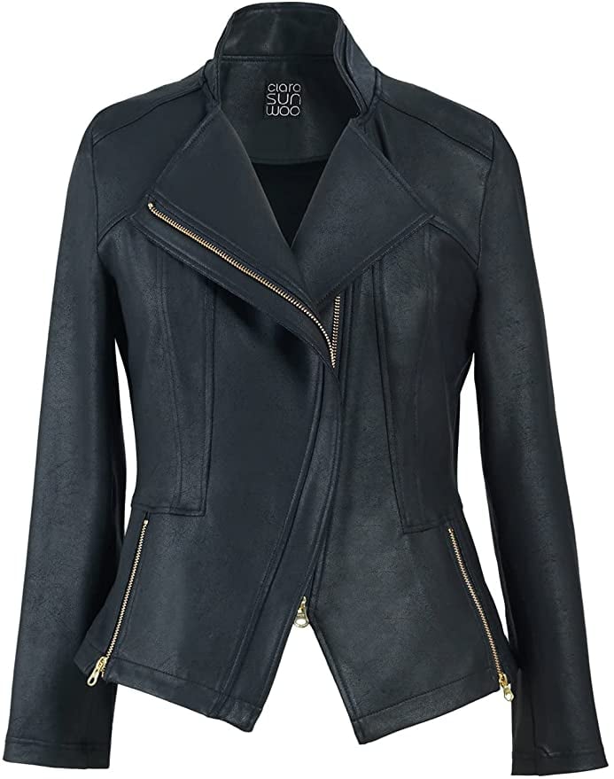 Clara Sunwoo Liquid Leather Signature Jacket