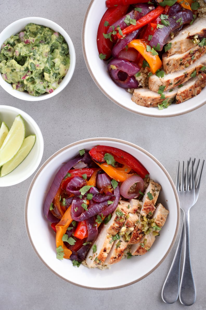 Chicken Fajita Bowls With Quinoa