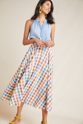 Maeve Evelyn Midi Skirt