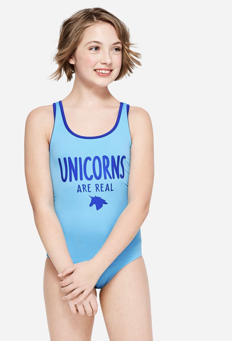 Justice hot sale unicorn swimsuit