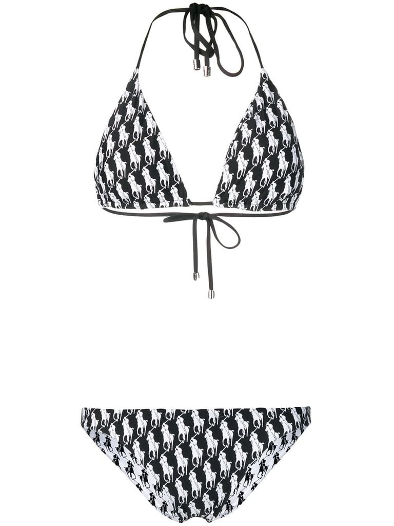 Polo Ralph Lauren Logo Print Bikini Set | Miley Cyrus Chanel Bikini Top ...