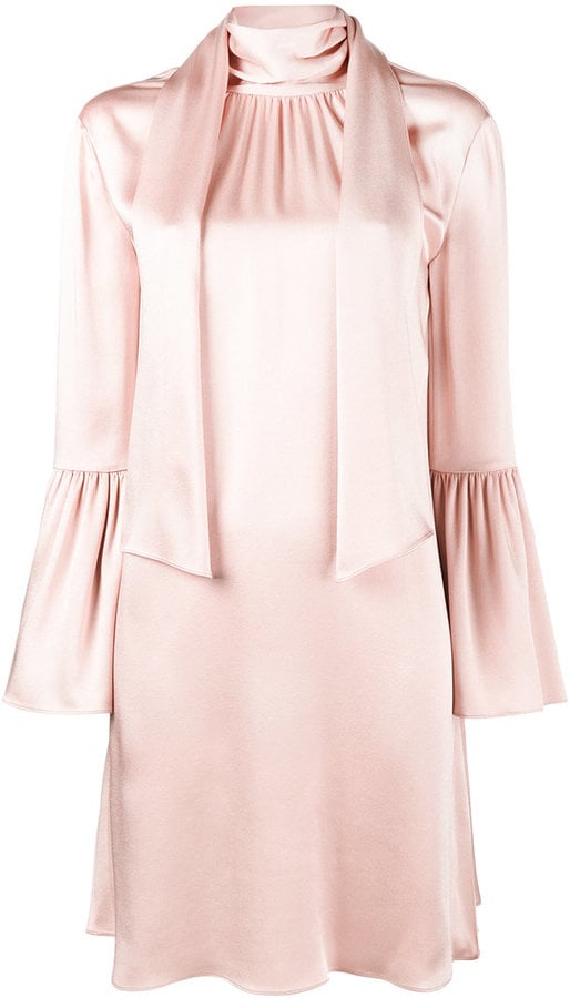 Fendi Scarf Neck Mini Dress