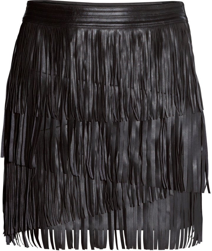 Skirt With Fringe | What to Buy at H&M January 2015 | POPSUGAR Fashion ...