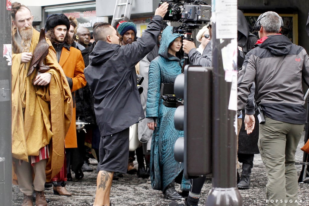 Jennifer Lawrence and Liam Hemsworth Filming Mockingjay