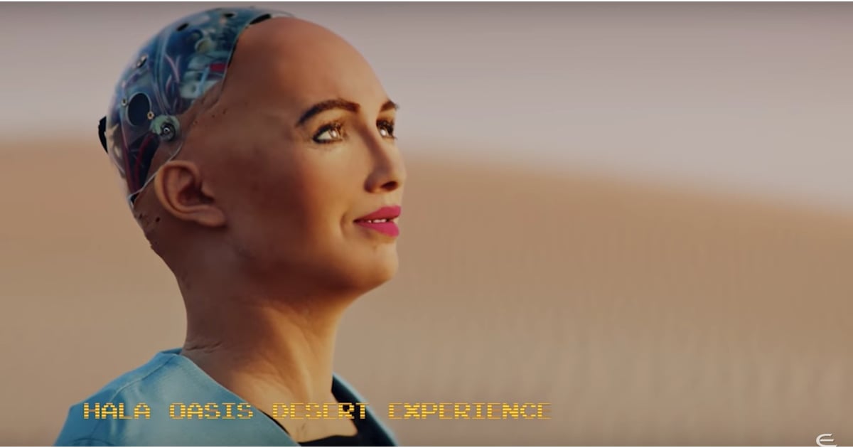 Sophia The Robot In Abu Dhabi Popsugar Middle East