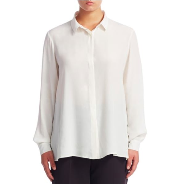 Marina Rinaldi Collared Button-Down Shirt