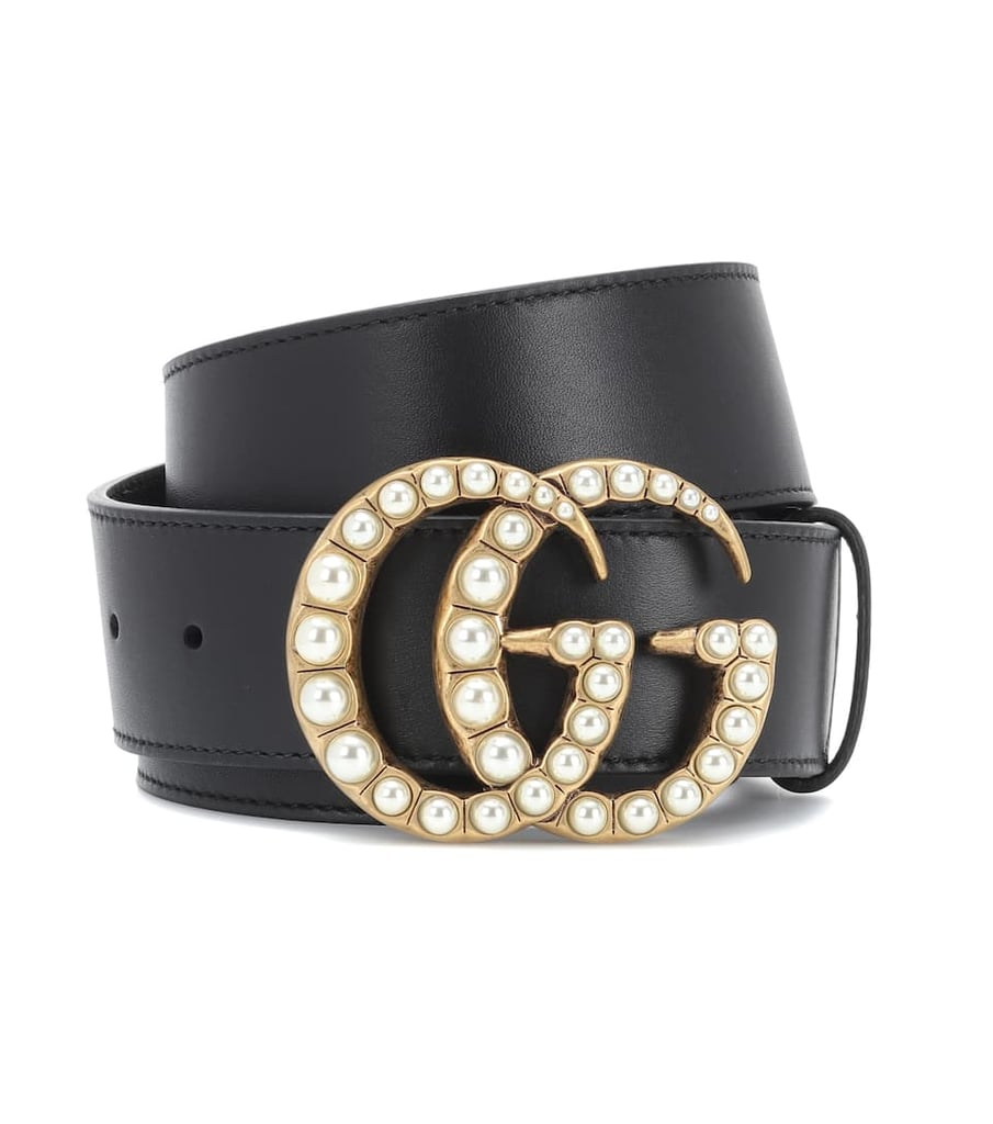 Gucci Embellished Leather Belt | How to Transition a Summer Dress Into ...