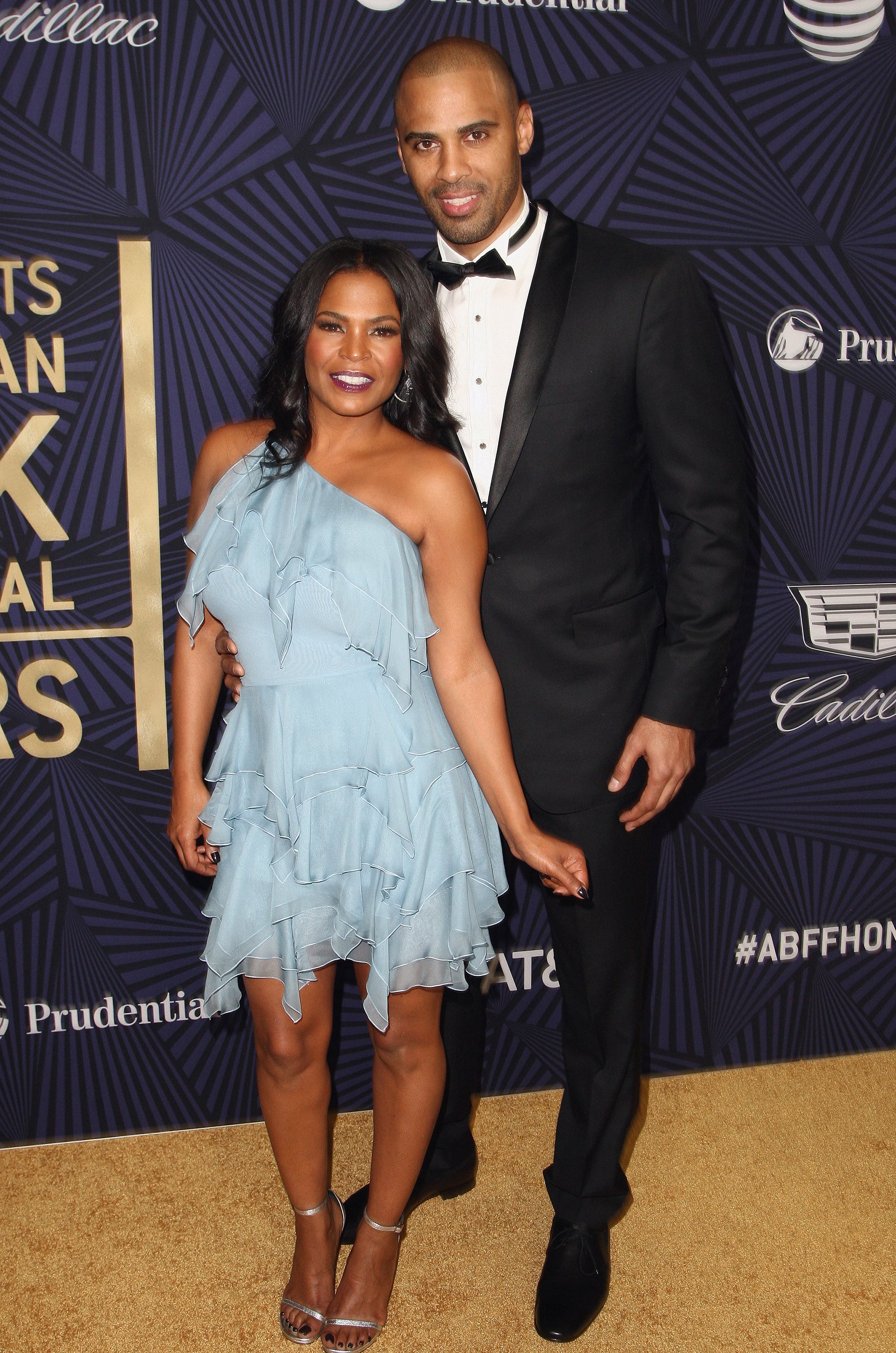 BEVERLY HILLS, CA - FEBRUARY 17:  Nia Long and Ime Udoka attend the BET's 2017 American Black Film Festival Honors Awards at The Beverly Hilton Hotel on February 17, 2017 in Beverly Hills, California.  (Photo by Tommaso Boddi/WireImage)