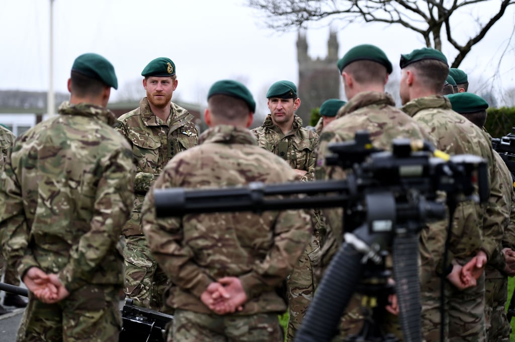 Prince Harry in Uniform at Green Beret Presentation 2019