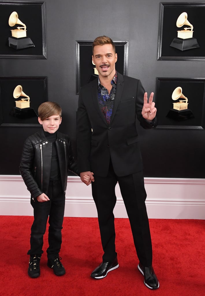 Ricky Martin and His Son at the 2019 Grammys