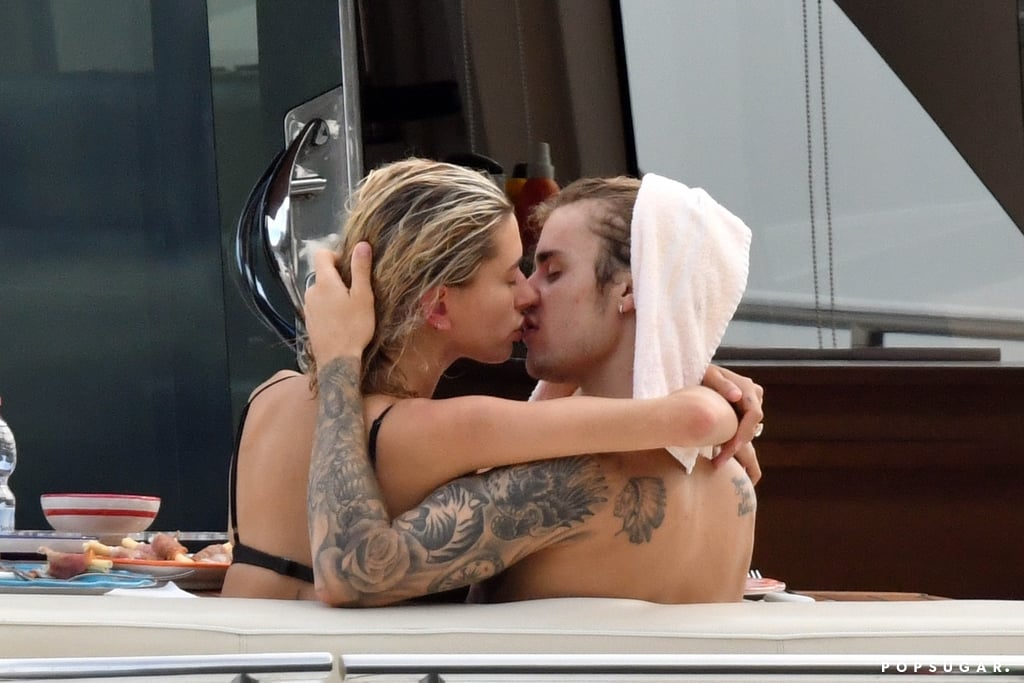 Justin Bieber and Hailey Baldwin PDA in Italy September 2018