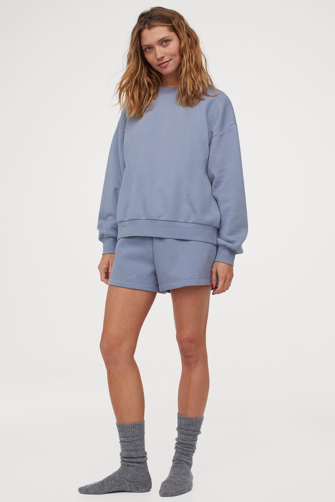 H&M Pajama Sweatshirt and Shorts