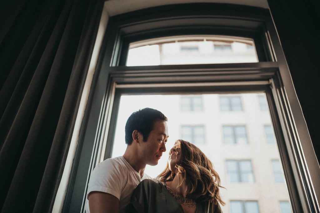 Romantic Loft Engagement Shoot