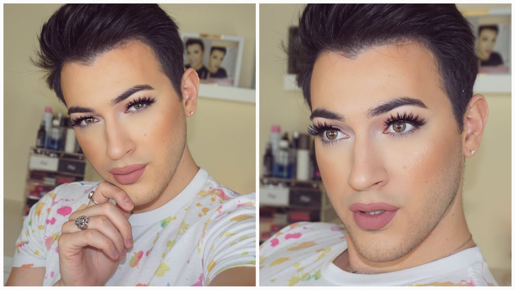 False Eyelashes Meet Matte Lip Glam