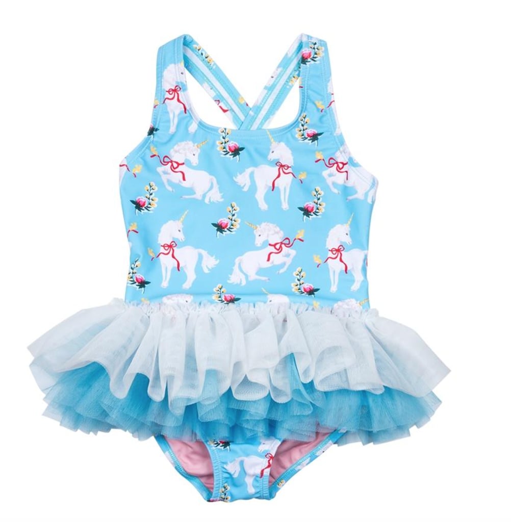 Unicorn Tulle Baby Swimsuit