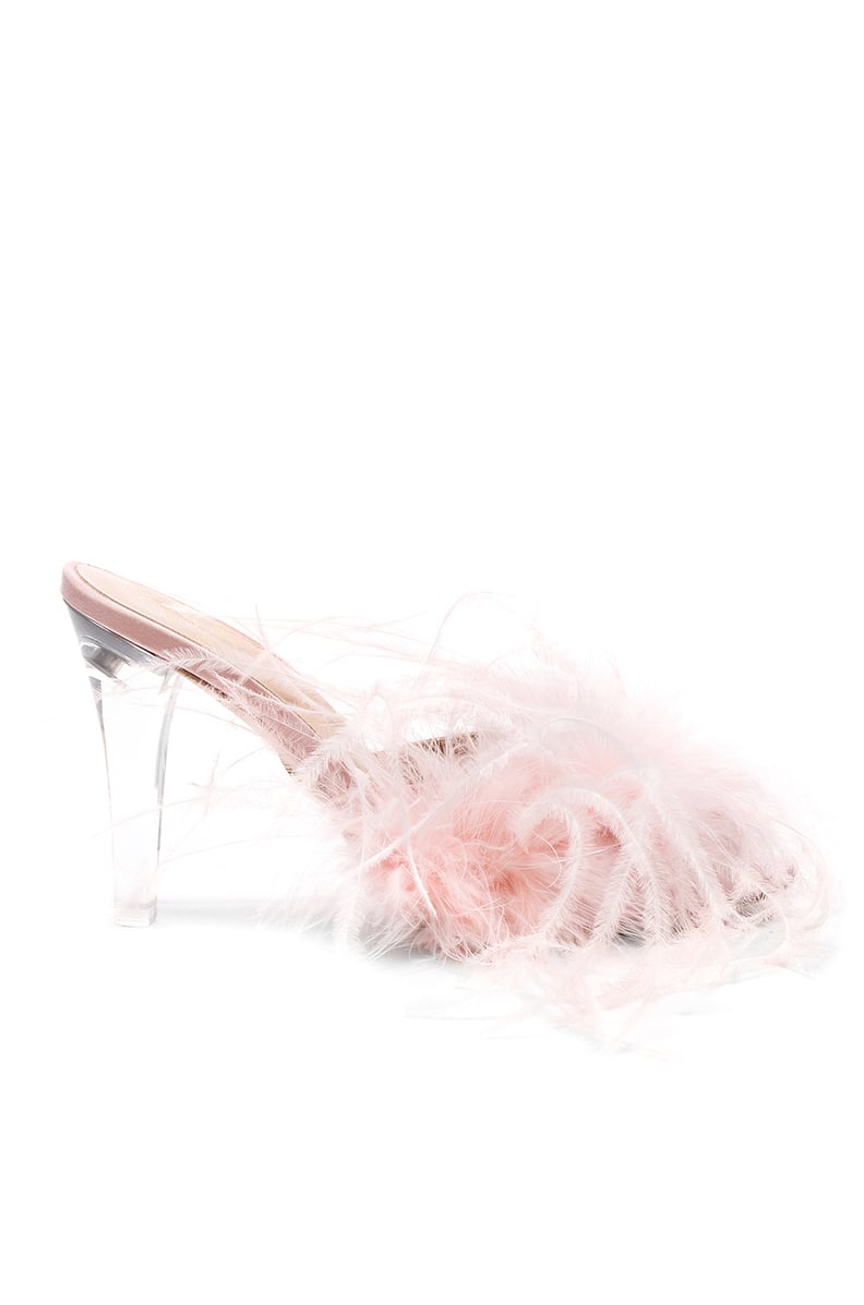 Gabrielle's Brother Vellies Feather Palms Pumps