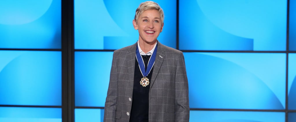 Ellen DeGeneres Talks Presidential Medal of Freedom Video