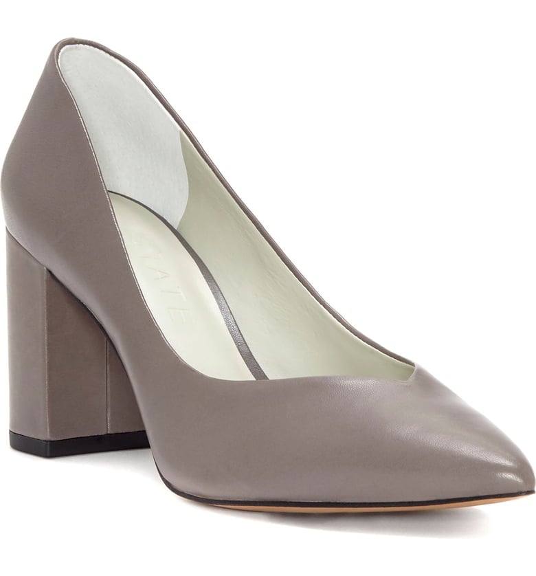 1.State Saffy Block-Heel Pumps