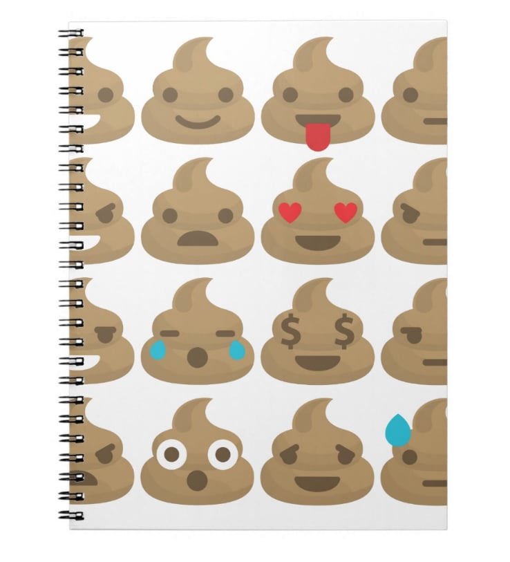 Poop Emojis Spiral Notebook