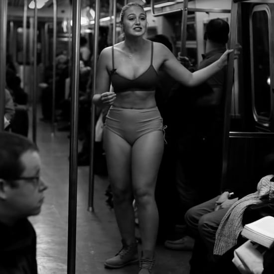 Iskra Lawrence Strips Down For PSA on the NYC Subway