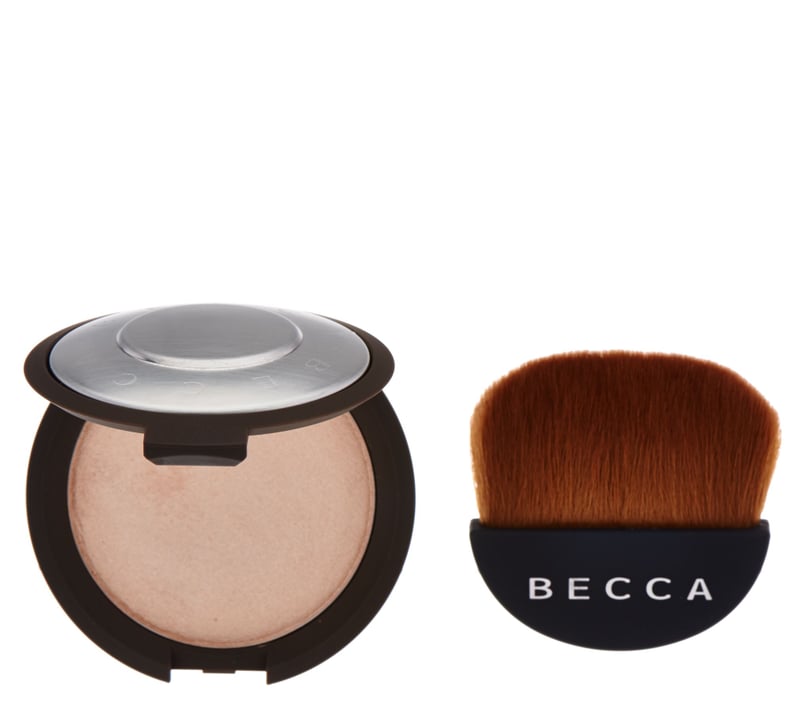 Becca Shimmering Skin Perfector Pressed With Half Moon Brush