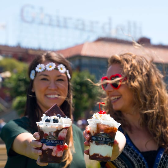 Ghirardelli Summer of Love Haight Ashberry Sundae