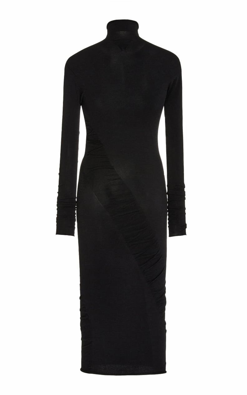 Megan Thee Stallion Black Turtleneck Dress Inspiration