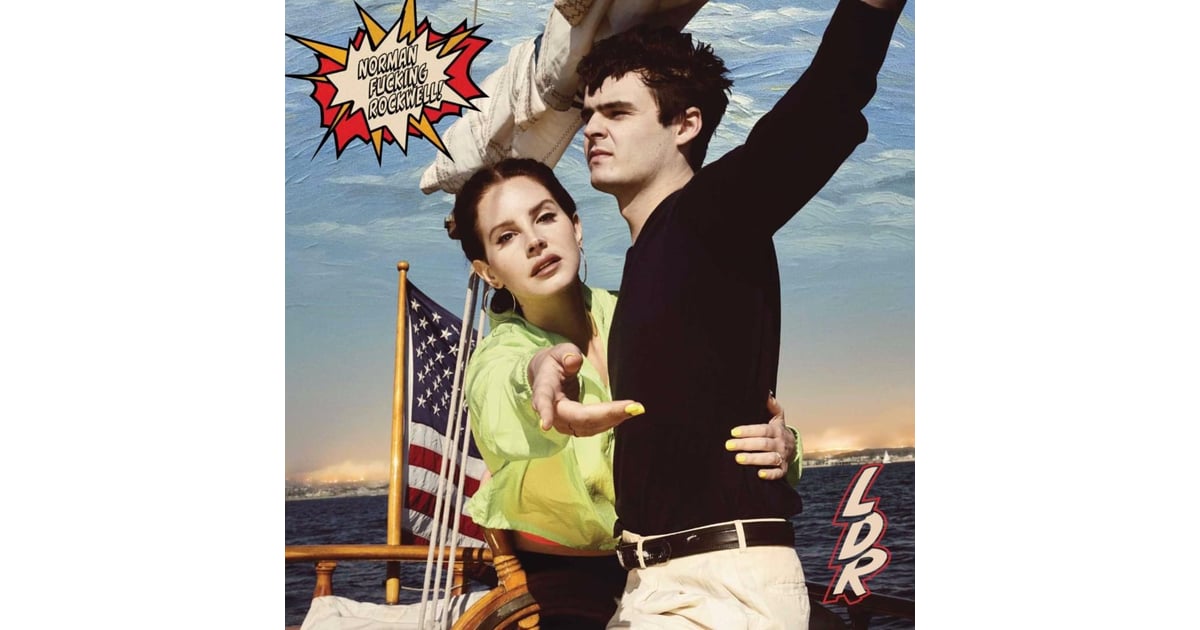 lana del rey norman rockwell t shirt