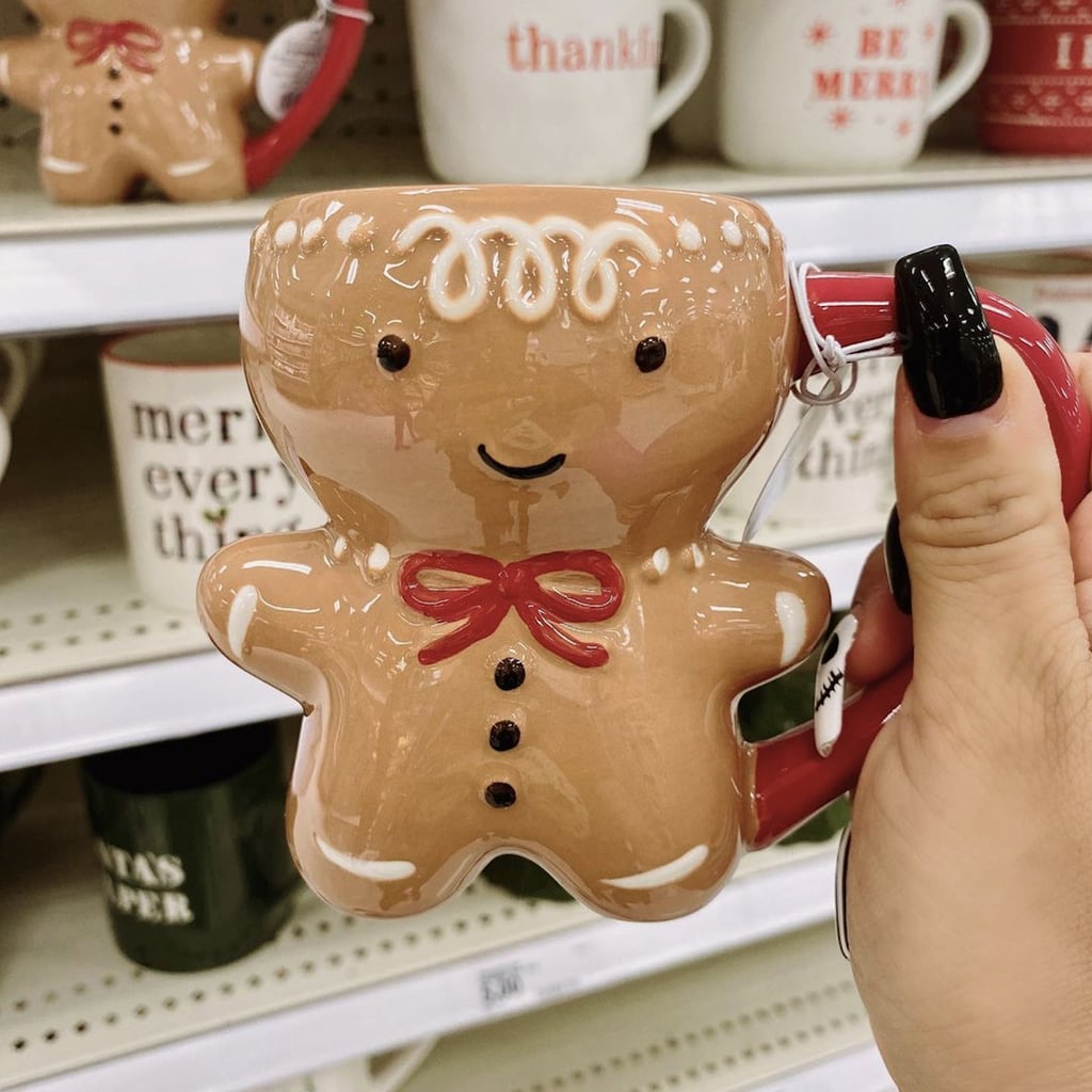 Christmas stoneware ginger bread boy cup Target Threshold Gingerbread Man Mug 