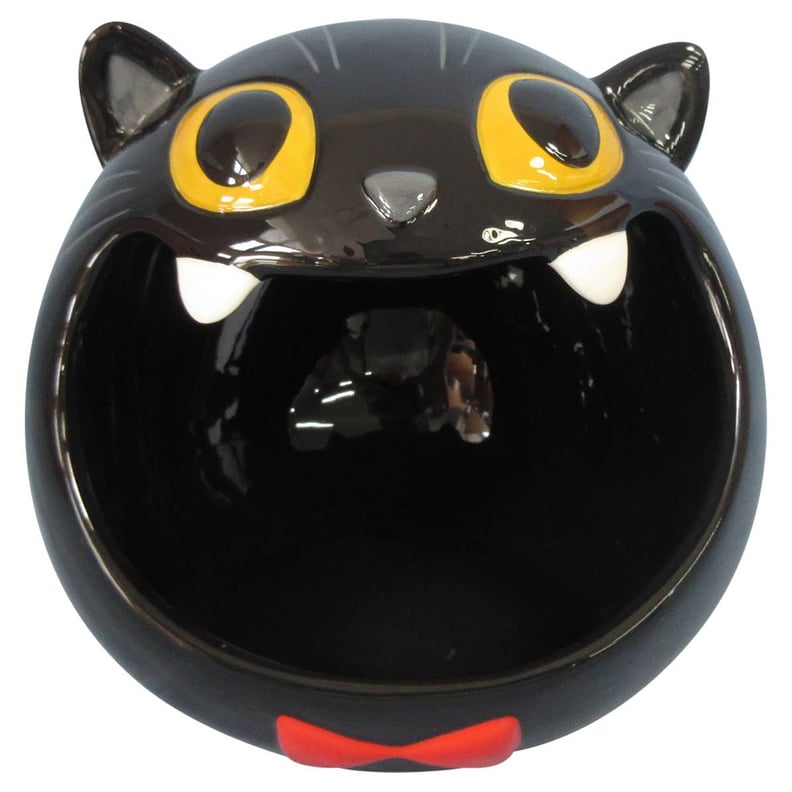 Hyde and Eek! Boutique Halloween Ceramic Black Cat Candy Bowl