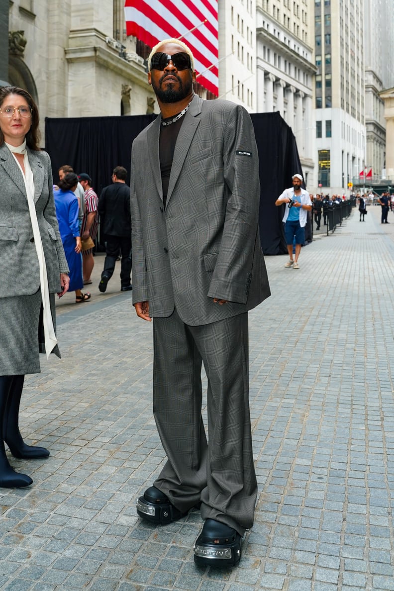 James Perkins Outside the Balenciaga Resort 2023 Show