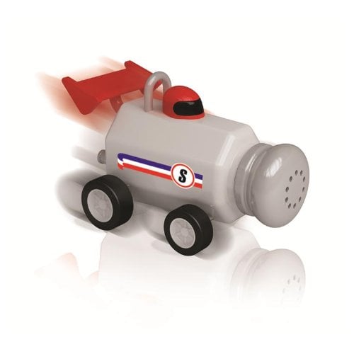 Formula Fun Race Car Salt and Pepper Shakers