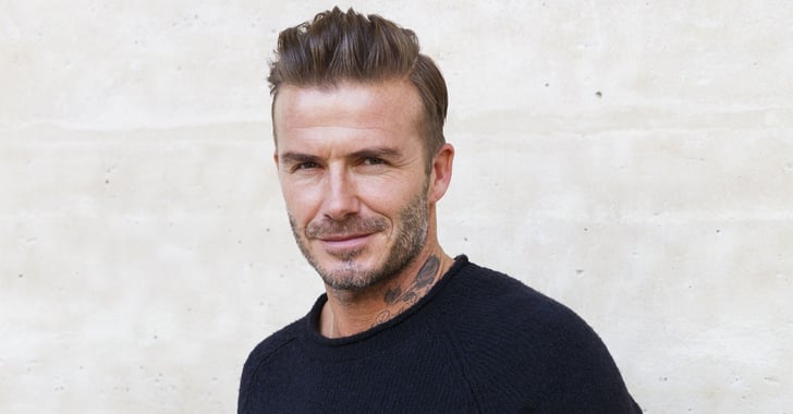 David Beckham at Paris Fashion Week 2016 | POPSUGAR Celebrity