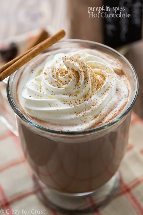 Pumpkin Spice Hot Chocolate